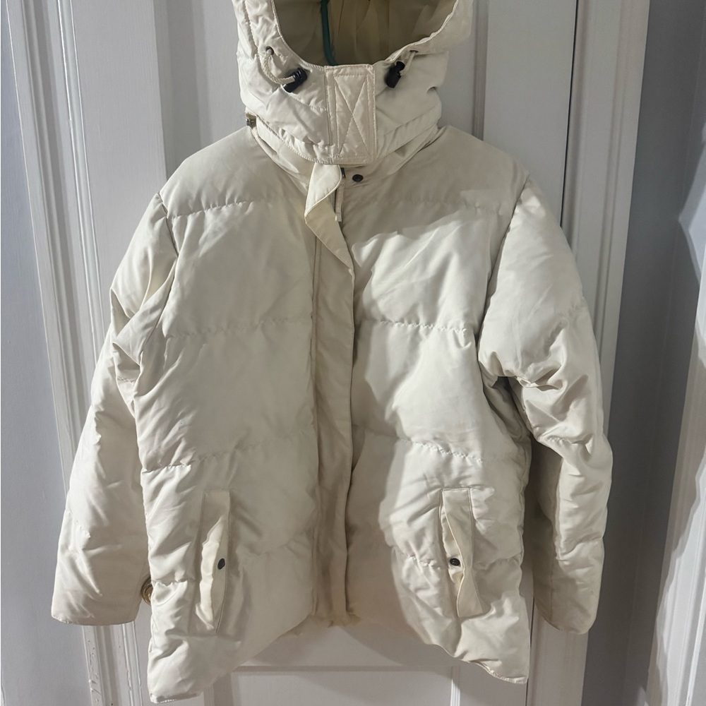 L.L. Bean Women's Petite Off-White Jacket